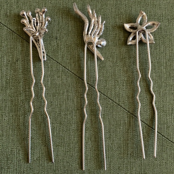 Accessories Set Of 3 Hair Pins Poshmark